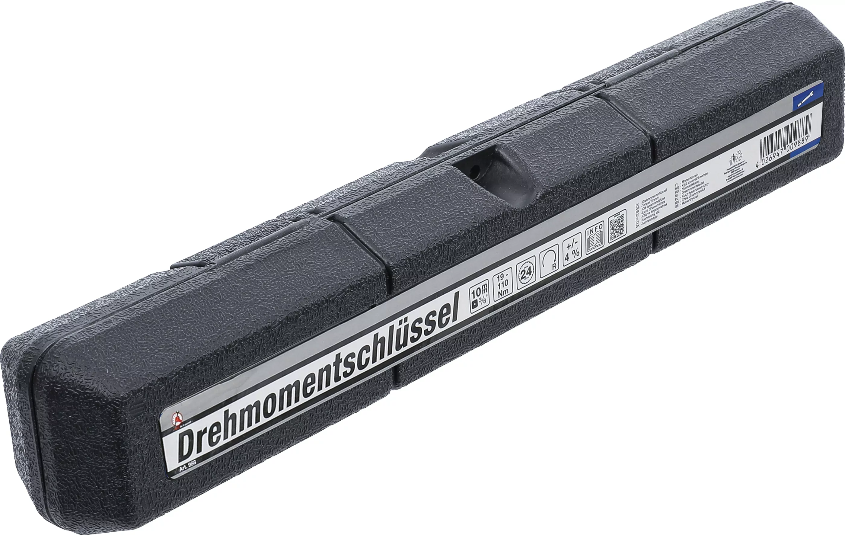 Drehmomentschlüssel | Abtrieb Außenvierkant 10 mm (3/8") | 19 - 110 Nm