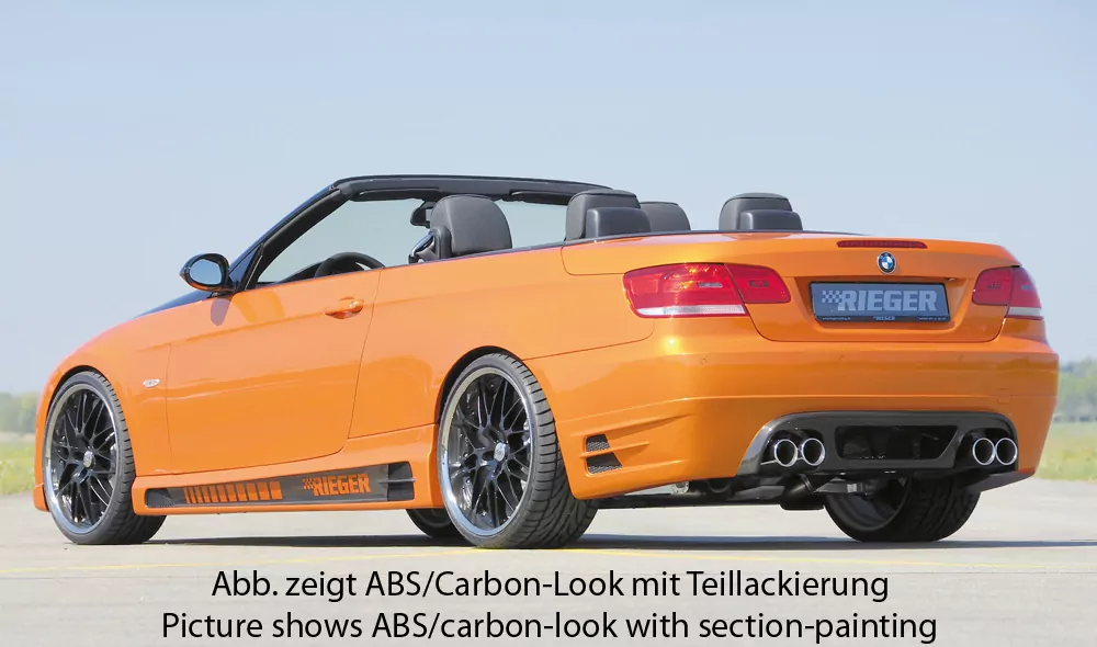 Rieger Heckansatz für BMW 3er E92 | Coupé 09.06-02.10 (bis Facelift) Nur für 335i !