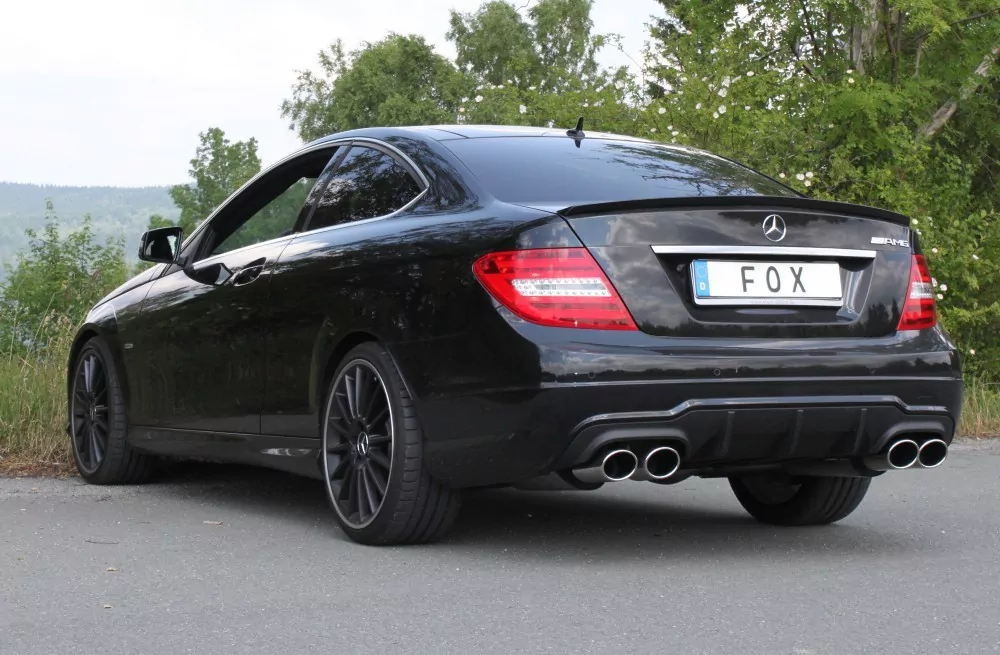 Mercedes C-Klasse Coupe 6 Zylinder - C204 AMG-Paket  Endschalldämpfer rechts/links - 2x115x85 Typ 32 rechts/links