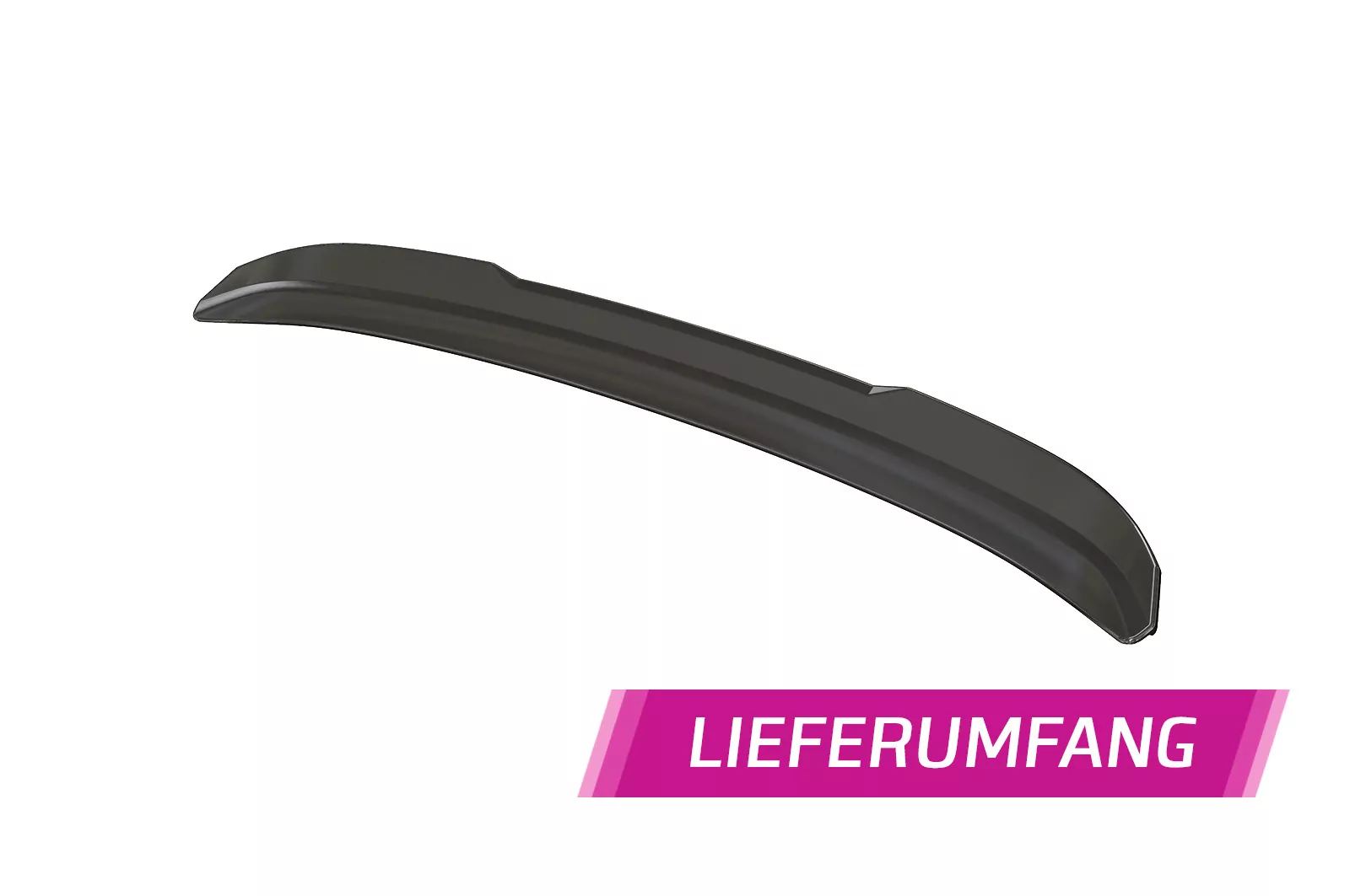 Heckflügel für Porsche 718 Boxster / 718 Cayman (Typ 982) Lackierfreundlich (schwarz matt)