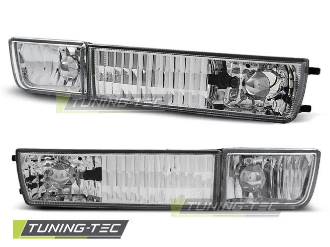 Front Direction With Fog Lights Chrome Fits Vw Golf 3 / Vento