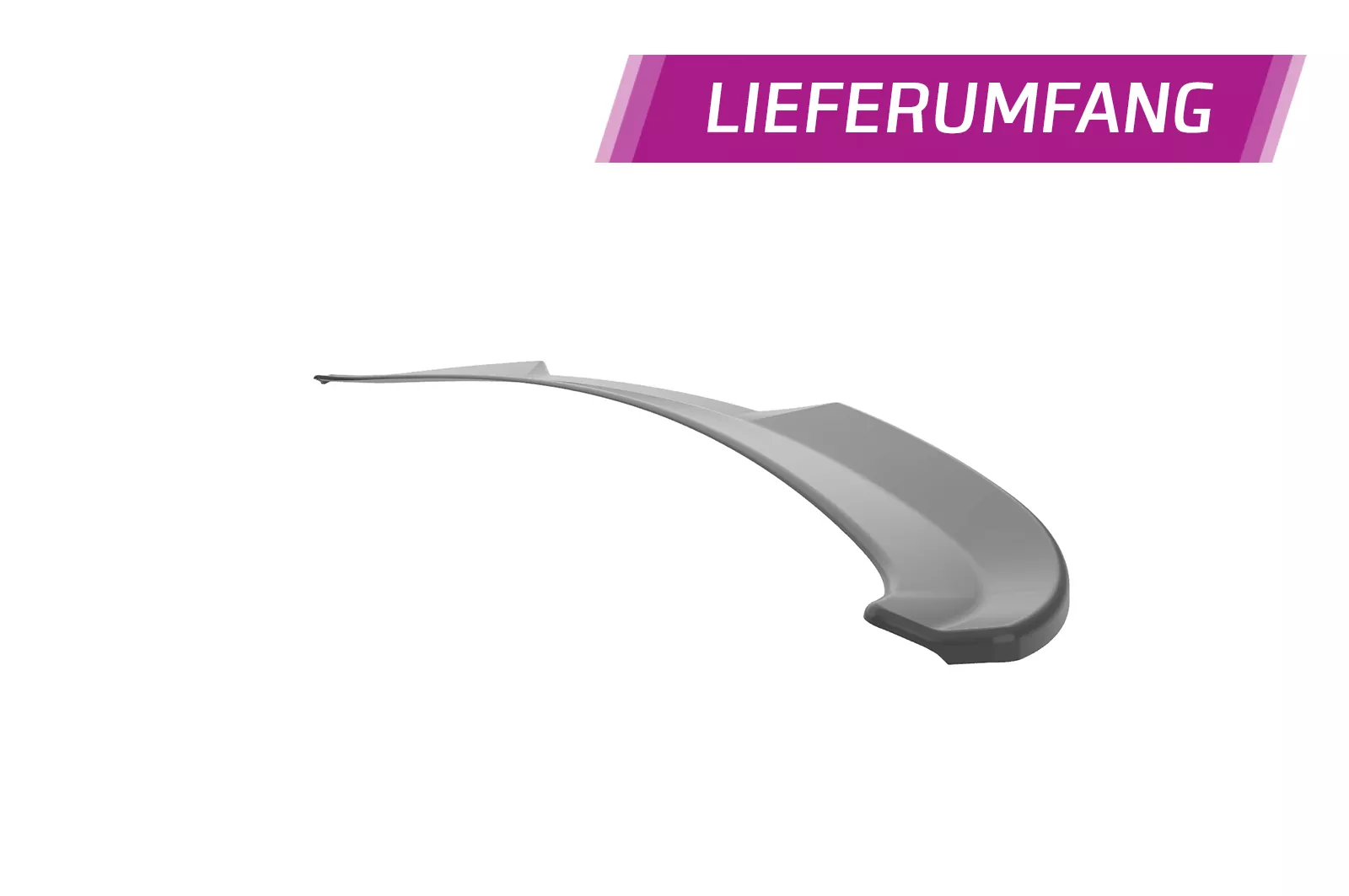 Heckflügel mit ABE für Hyundai I30 (GD) HF873 Schwarz Strukturiert