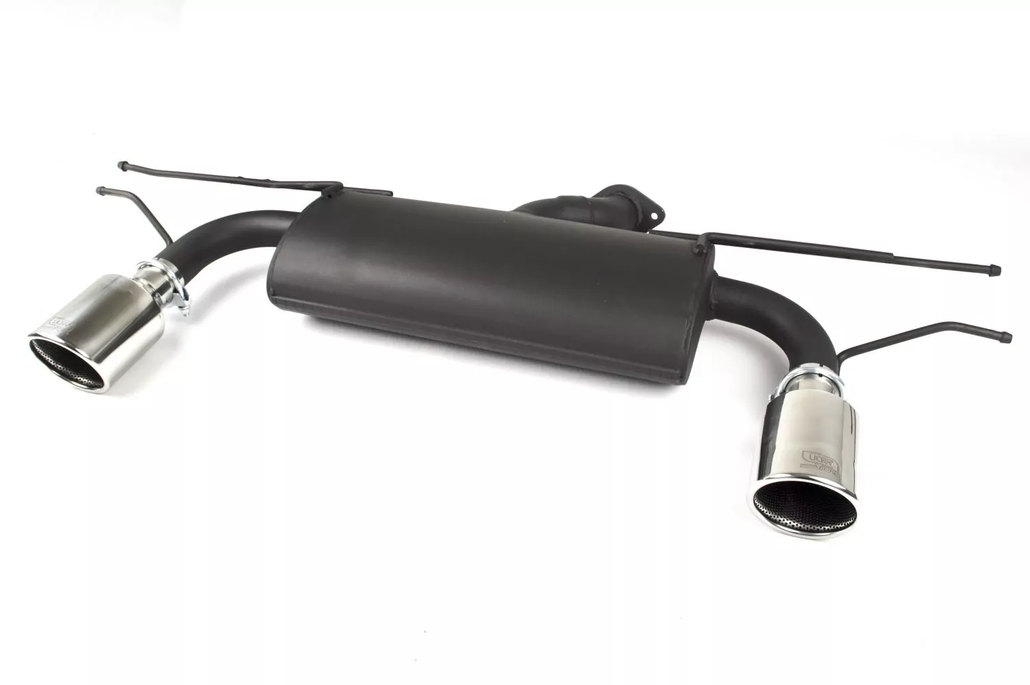Ulter Sportauspuff für Mazda CX-3 2015-2018 2 Duplex Endrohre rund Ø100