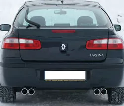 Renault Laguna II B74 - Limousine  Endschalldämpfer Ausgang rechts/links  - 2x76 Typ 13 rechts/links