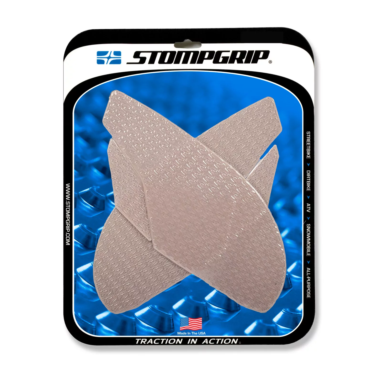 Stompgrip Traction Pad Icon für Triumph Street Triple 765 R 13-20 Klar