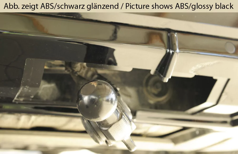 Rieger Heckeinsatz (für orig. elektr. AHK) matt schwarz für Skoda Superb III (3T/3V) Lim. 11.18-07.19 (bis Facelift 2)