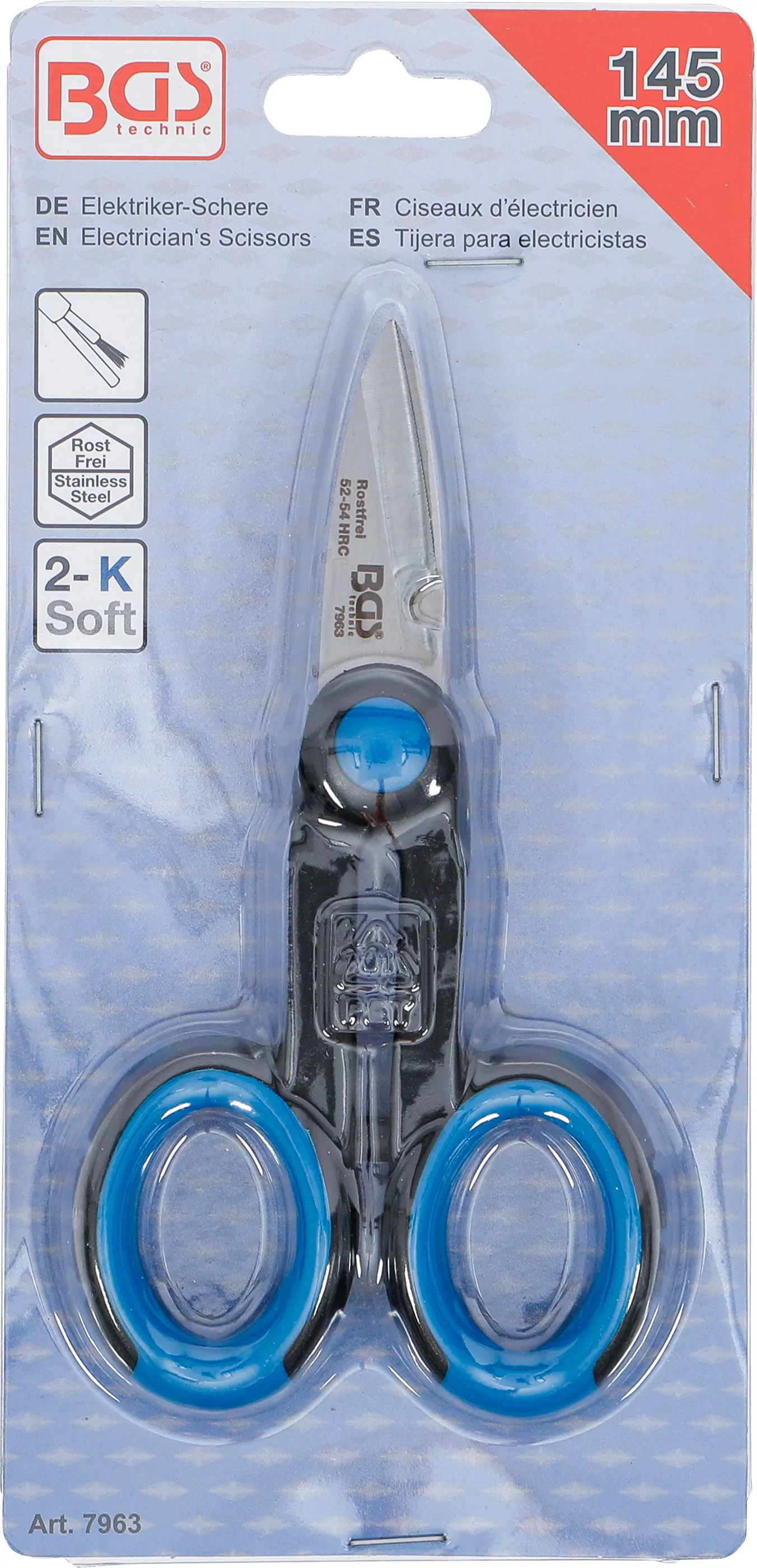 Elektriker-Schere | INOX | 145 mm