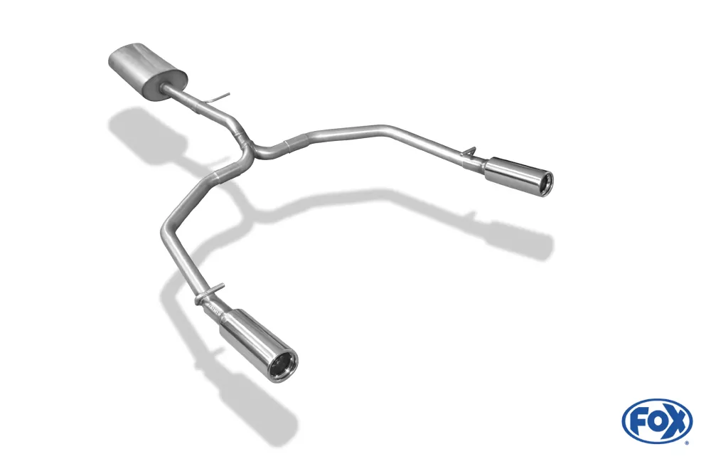 Renault Twingo C06  Halbanlage ab Kat Ausgang rechts/links - 1x76 Typ 13 rechts/links