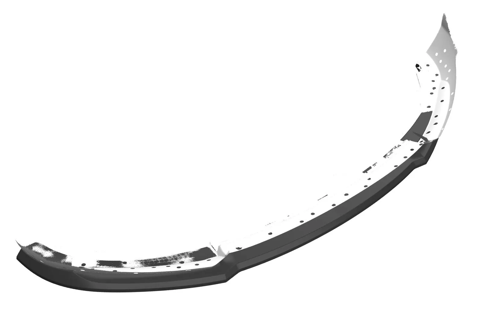 Cup-Spoilerlippe mit ABE für BMW 1er F20/F21 LCI CSL473-M Carbon Look (matt)