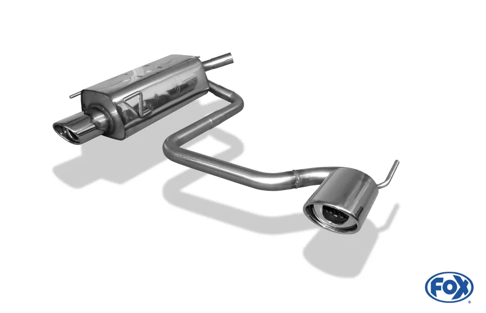 Opel Tigra B TwinTop  Endschalldämpfer Ausgang rechts/links - 115x85 Typ 33 rechts/links