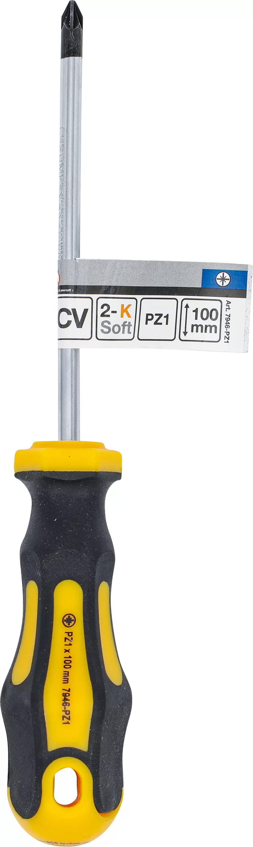 Schraubendreher | Kreuzschlitz PZ1 | Klingenlänge 100 mm