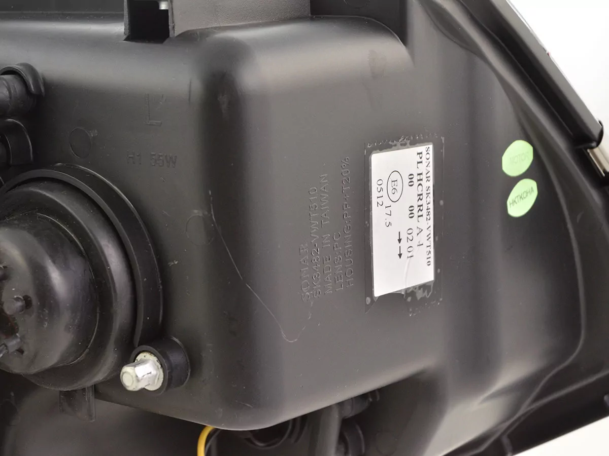 Scheinwerfer Set Daylight LED Tagfahrlicht VW Bus T5  ab 2009 schwarz