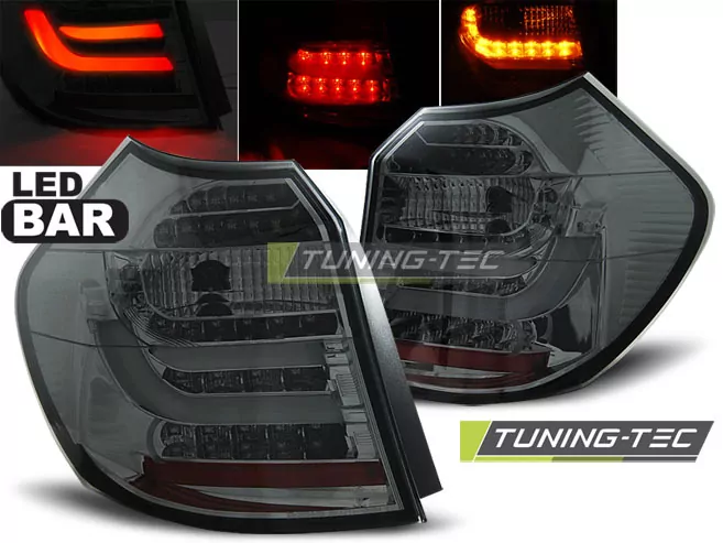 Led Bar Tail Lights Smoke Fits Bmw E87/e81 09.07-11 Lci