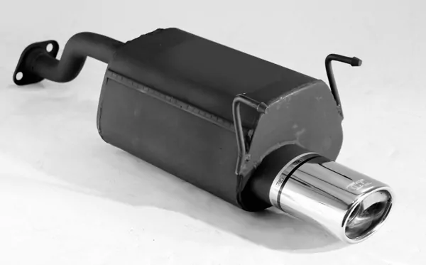 Ulter Sportauspuff für Honda Civic VI HATCHBACK 1996-2001 - 1 Endrohr Oval 120×80