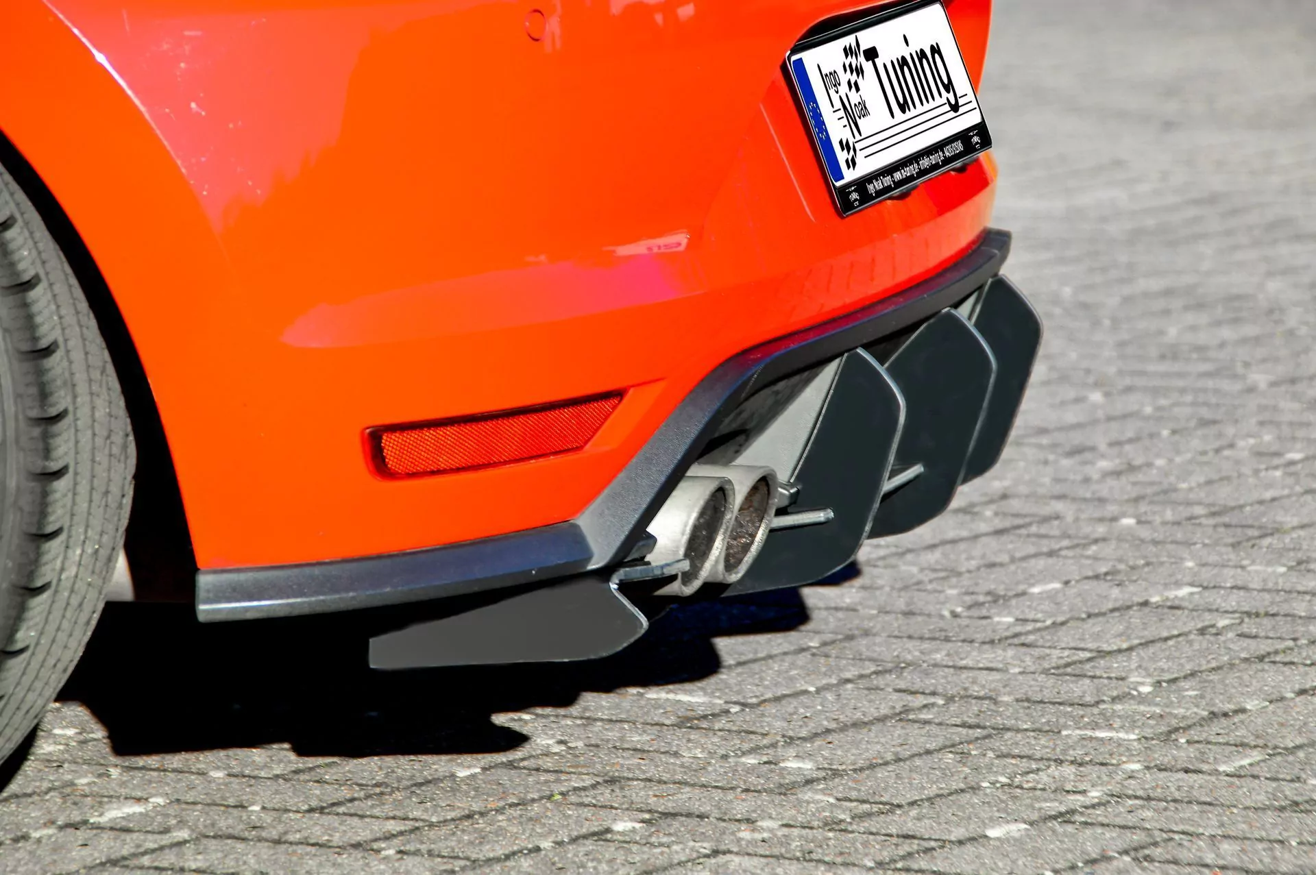 Gefräster Heckansatz für VW Polo GTI 6C