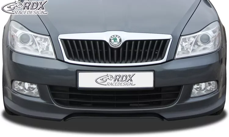 RDX Frontspoiler für SKODA Octavia 2 / 1Z Facelift 2008+ (nicht RS) Frontlippe Front Ansatz Spoilerlippe
