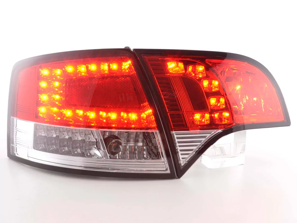LED Rückleuchten Set Audi A4 Avant Typ 8E Bj. 04-08 rot/klar