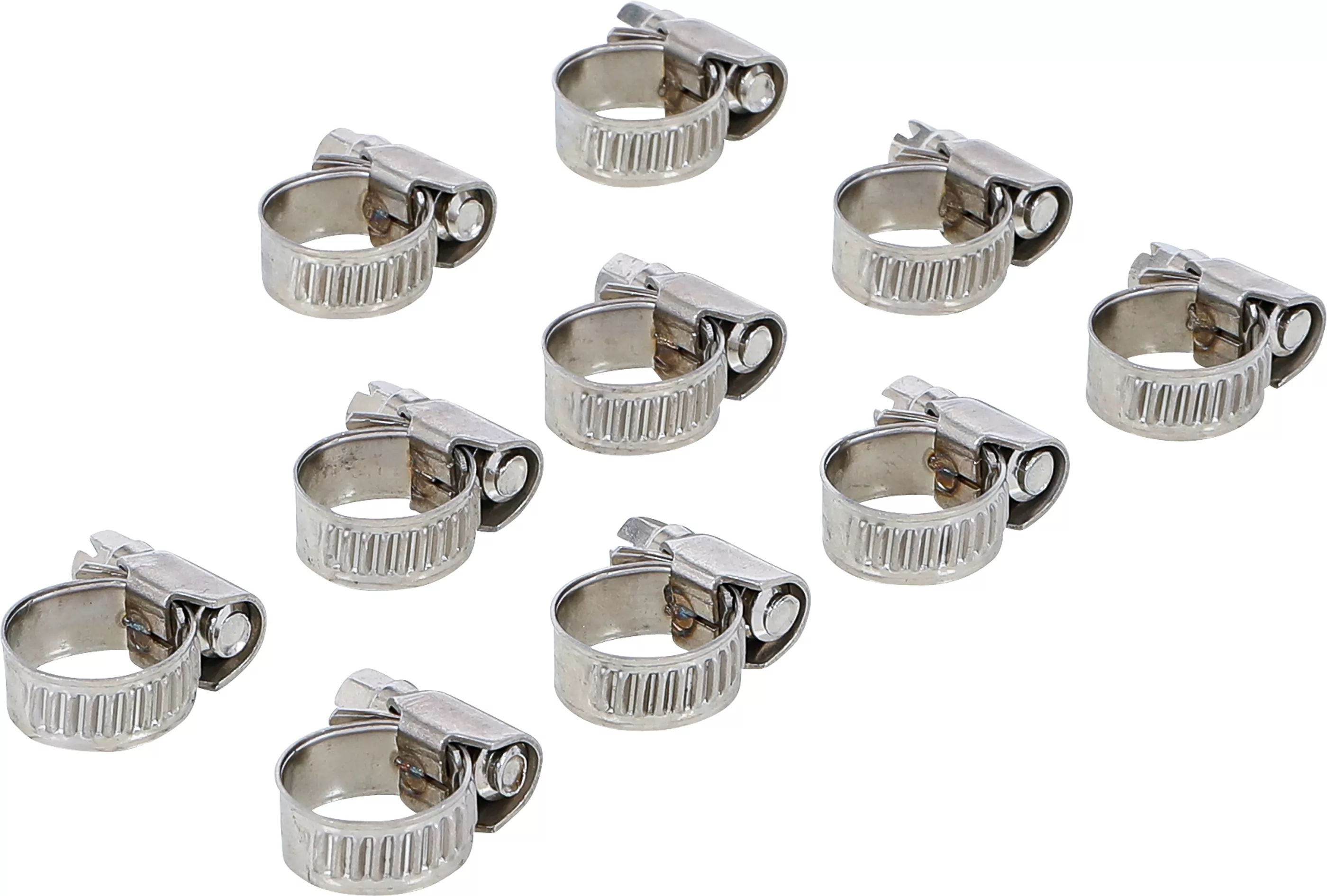 Schlauchklemmen | rostfrei | 10 x 16 mm | 10-tlg.