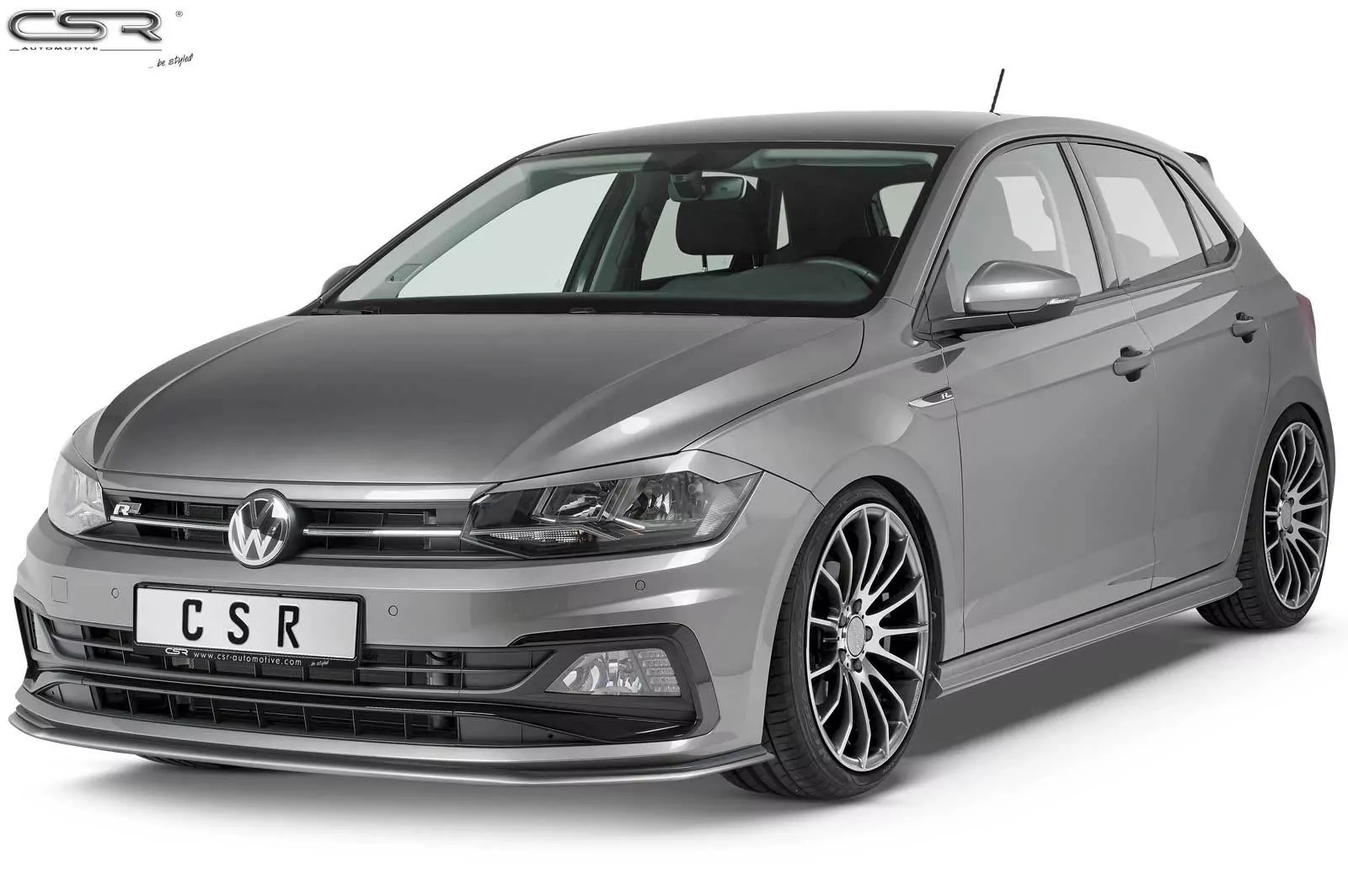 Heckflügel mit ABE für VW Polo VI 2G (AW) GTI/R-Line HF582-M Carbon Look (matt)
