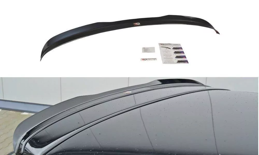 Spoiler CAP Passend Für Passend Für AUDI S3 8P FL 2009-2013 Schwarz Hochglanz Schwarz Hochglanz