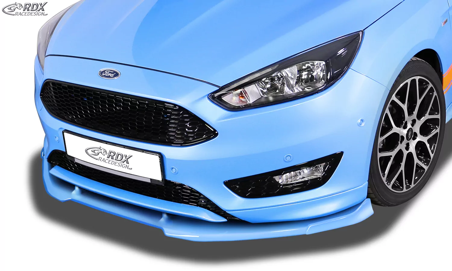 RDX Frontspoiler VARIO-X für FORD Focus 3 ST-Line Facelift (2015+) Frontlippe Front Ansatz Vorne Spoilerlippe