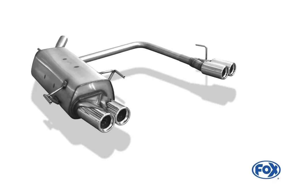 Opel Corsa C  Endschalldämpfer Ausgang rechts/links - 2x76 Typ 13 rechts/links
