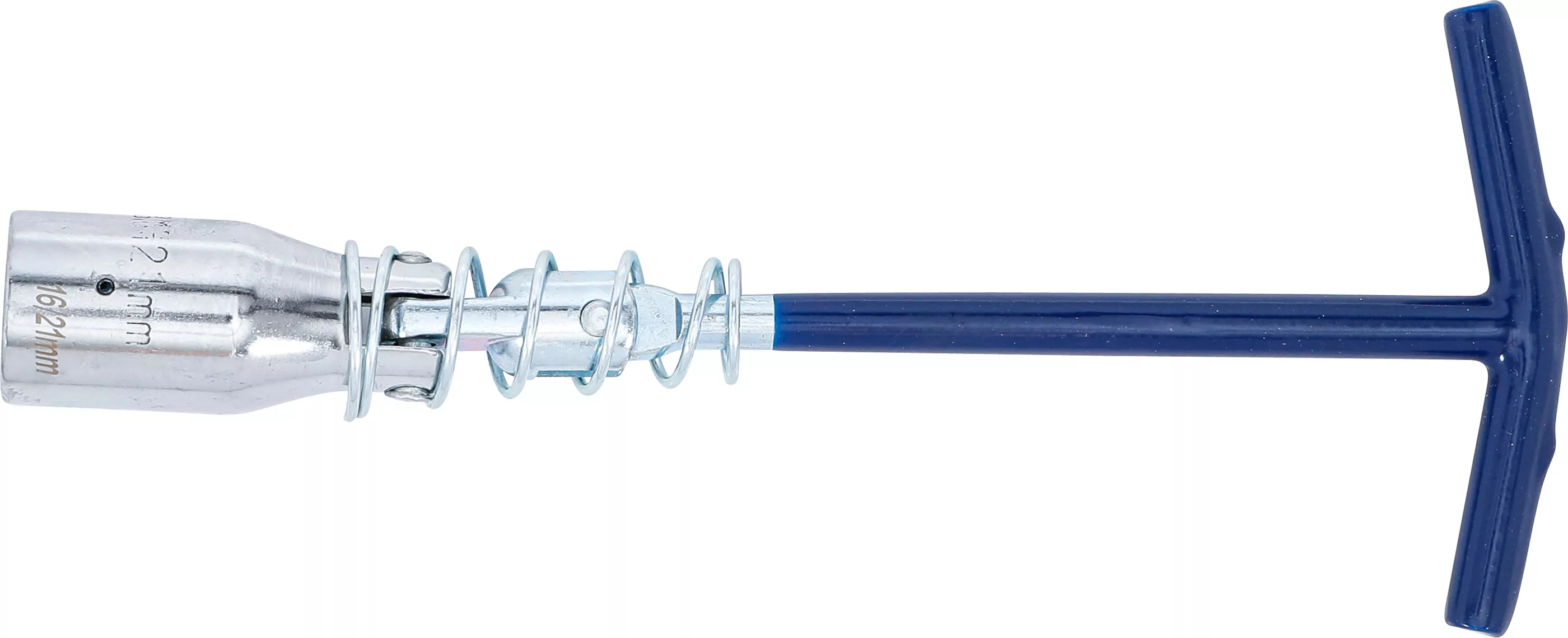 Zündkerzenschlüssel mit T-Griff, Gelenkfeder | Sechskant SW 16 mm / SW 21 mm