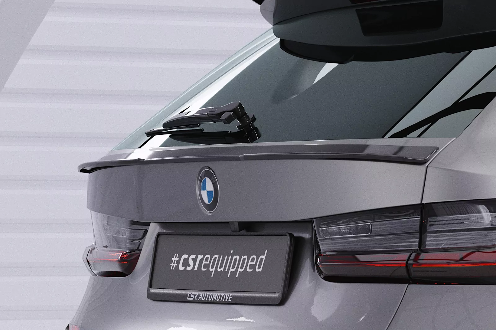 Heckflügel mit ABE für BMW 3er G21 HF766 Strukturiert (schwarz matt)