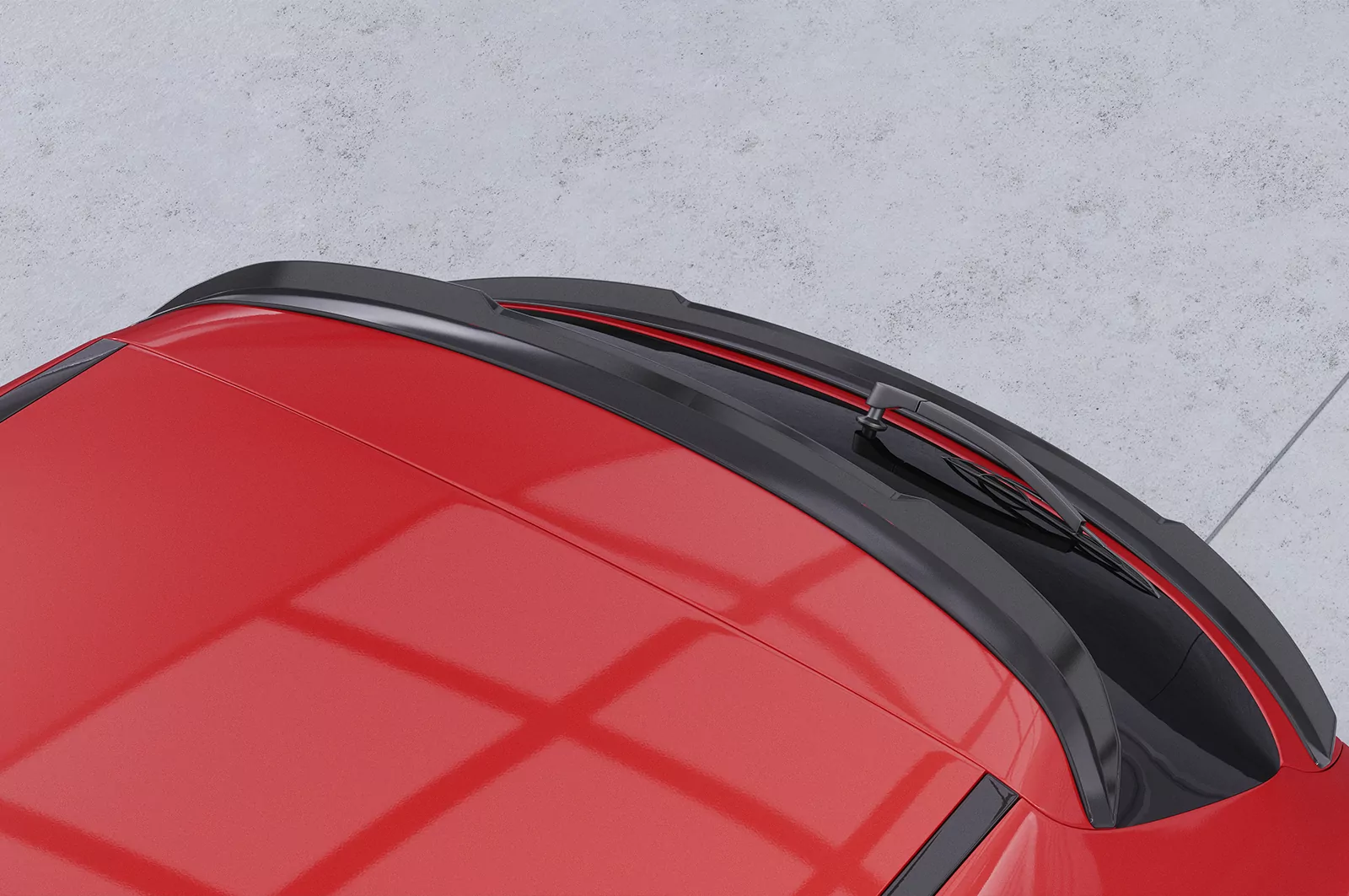 Heckflügel mit ABE für Mercedes-Benz CLA X117 Shooting Brake HF739 Schwarz Strukturiert