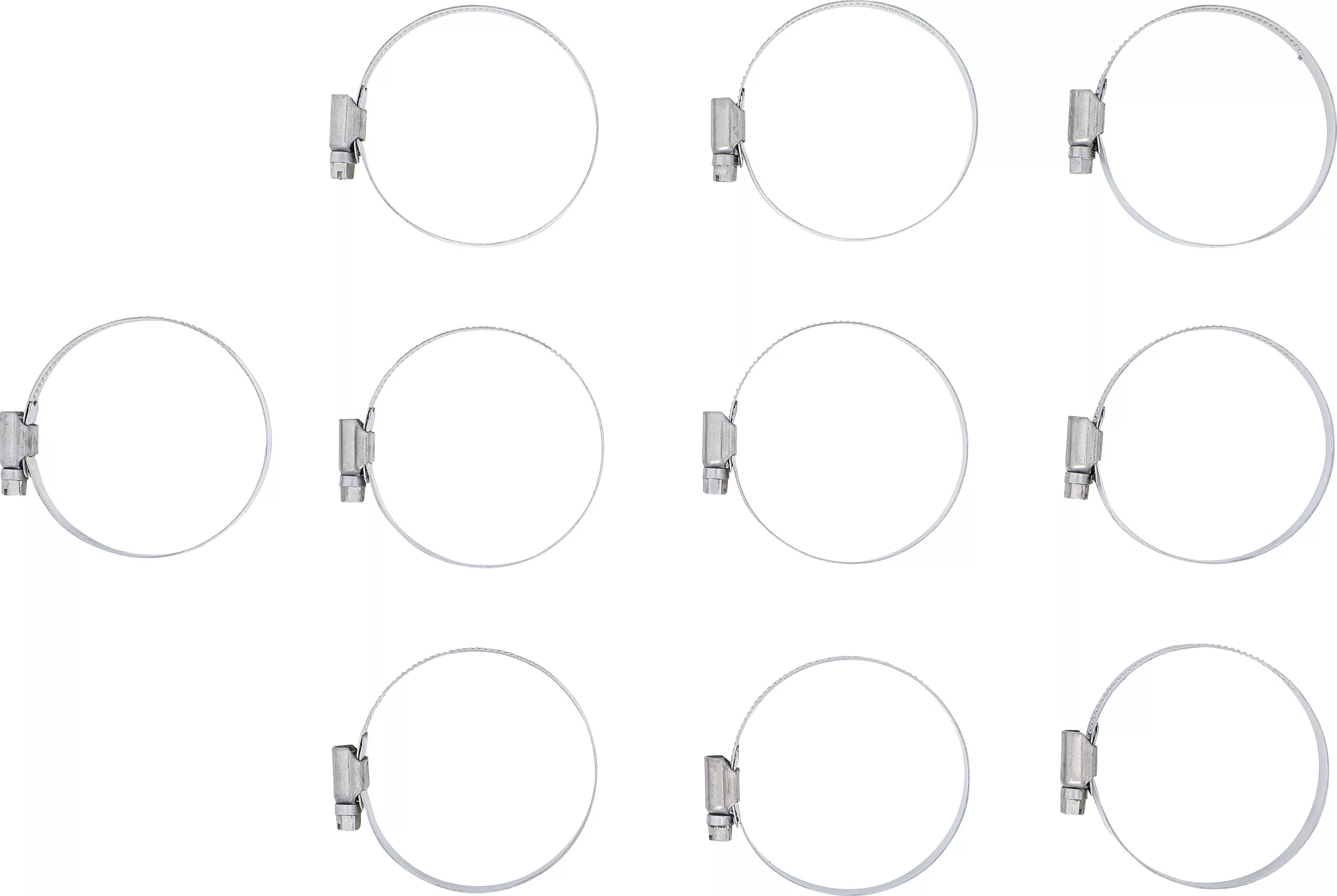 Schlauchklemmen | rostfrei | 50 x 70 mm | 10-tlg.