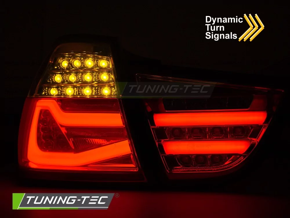 Led Bar Tail Lights Smoke Seq Fits Bmw E90 09-11