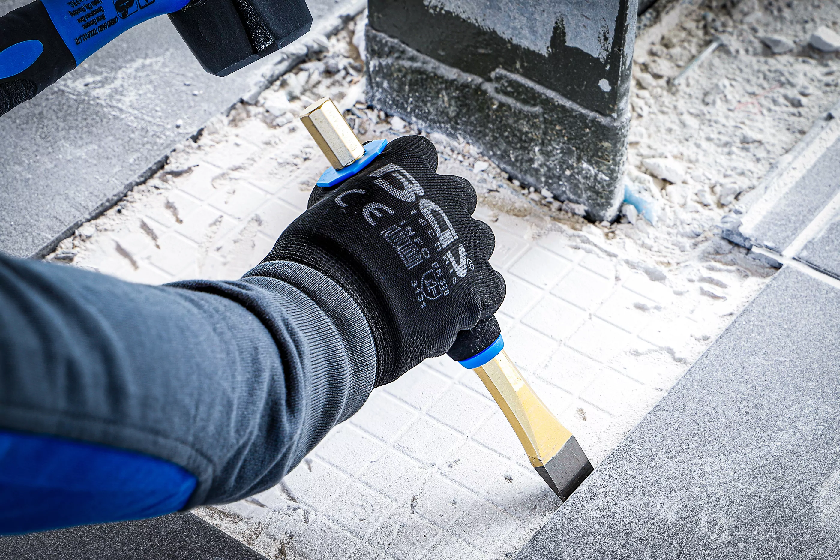 Splintentreiber-/ Körner-/ Flachmeißel-Satz | mit Handschutz | 13-tlg.