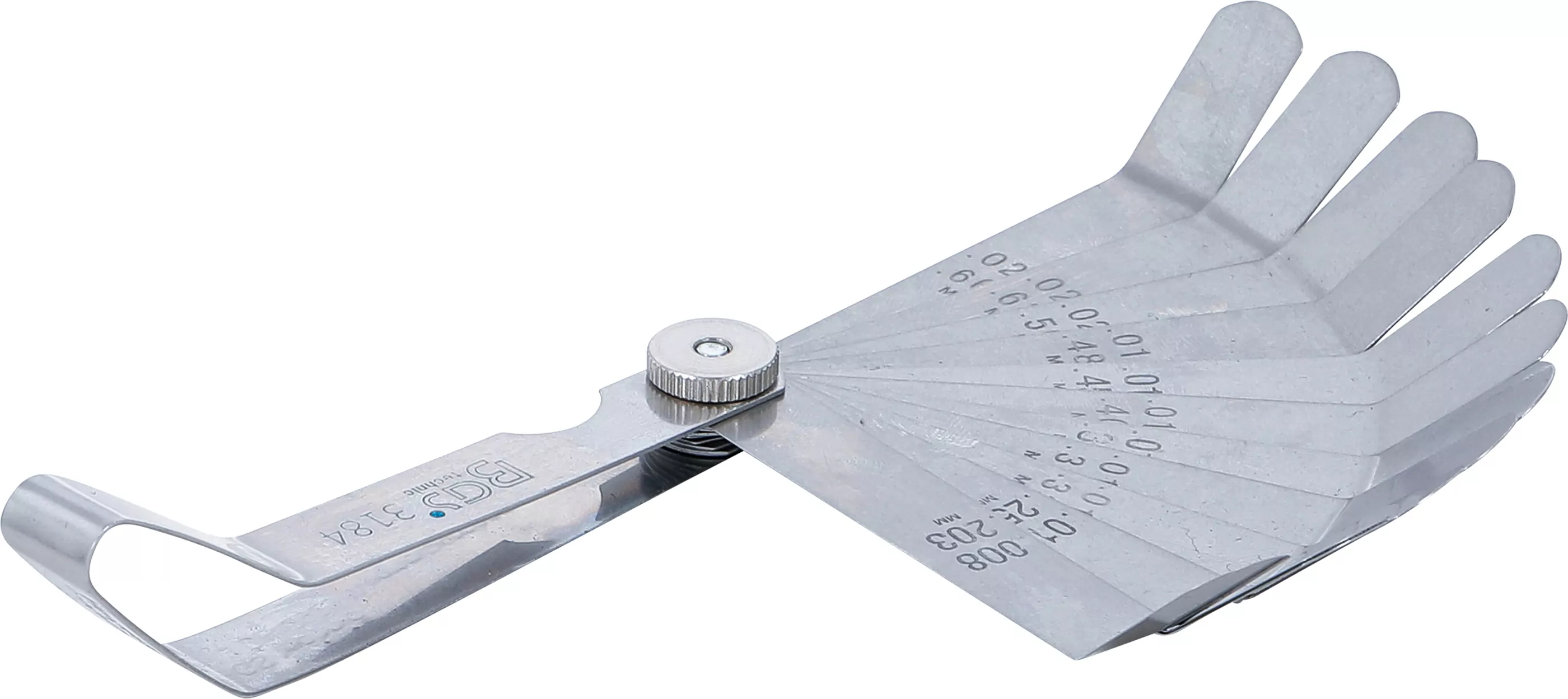 Präzisions-Fühlerlehren, gebogen | 12 Blatt