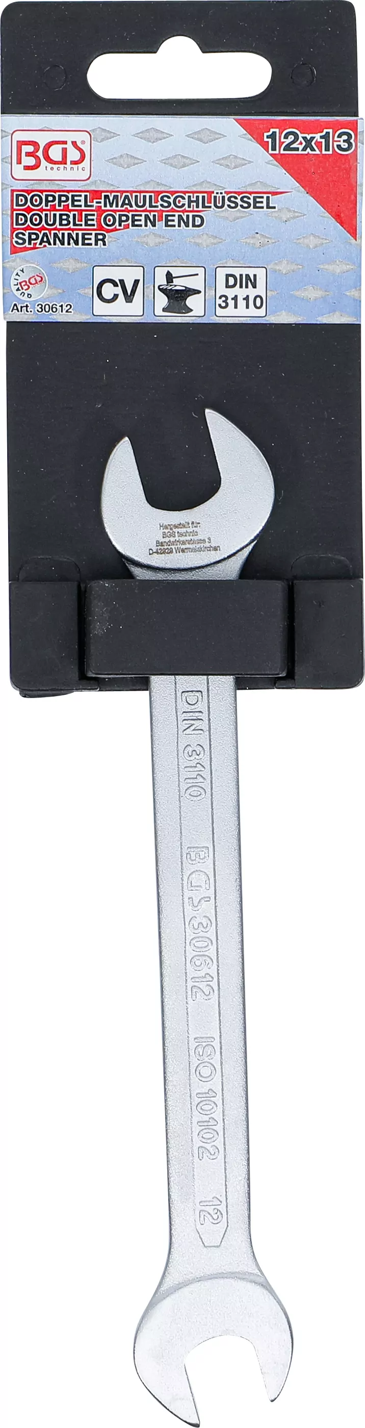 Doppel-Maulschlüssel | SW 12 x 13 mm