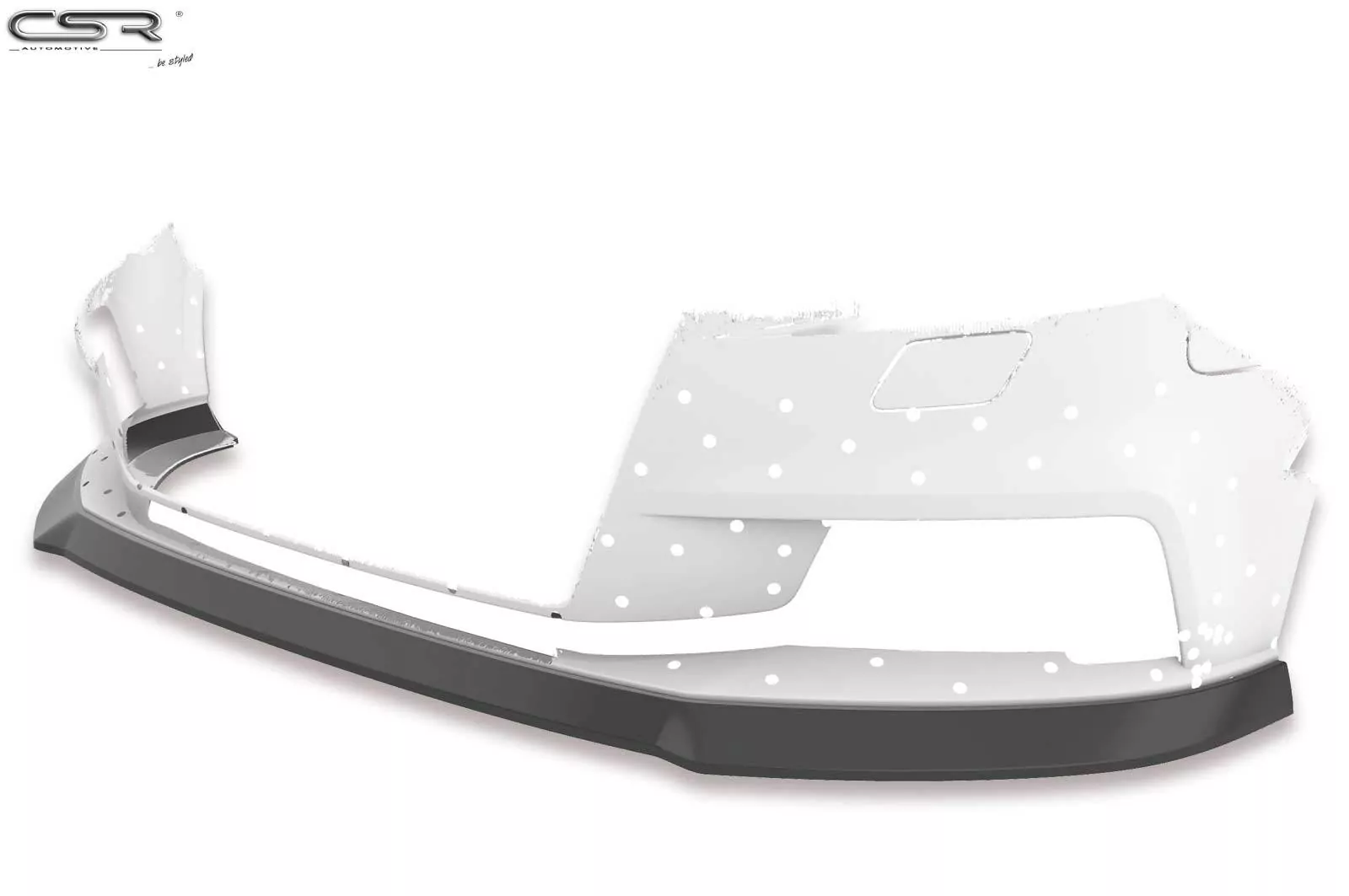 Cup-Spoilerlippe mit ABE für Audi A3 8V CSL393-M Carbon Look (matt)