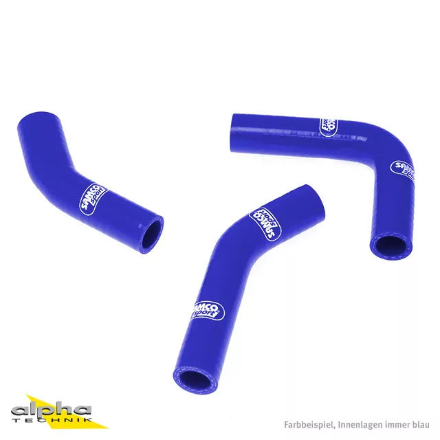 SAMCO SPORT Siliconschlauch Kit blau für Yamaha RD250LC RD350LC Modelljahr 1980-1985
