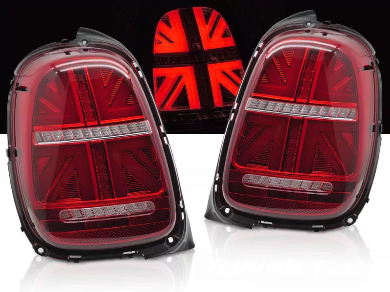 Led Tail Lights Red White Seq Fits Mini Cooper F55 F56 F57 14-17 6-pin
