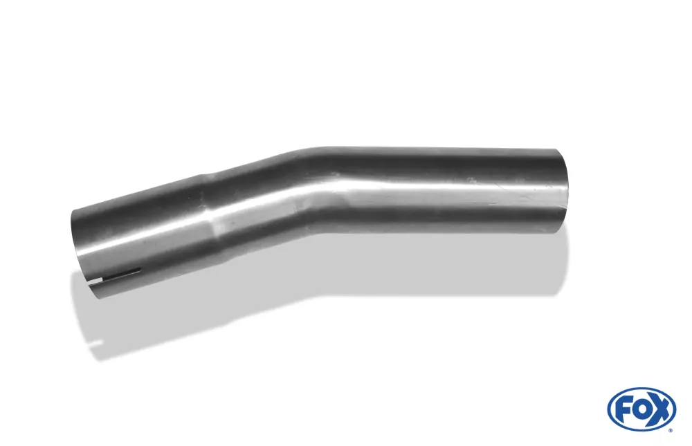 Uni-Rohrbogen 15° geweitet - d1Ø 55mm Schenkellänge L1: ca. 140mm - Radius: 82,5mm