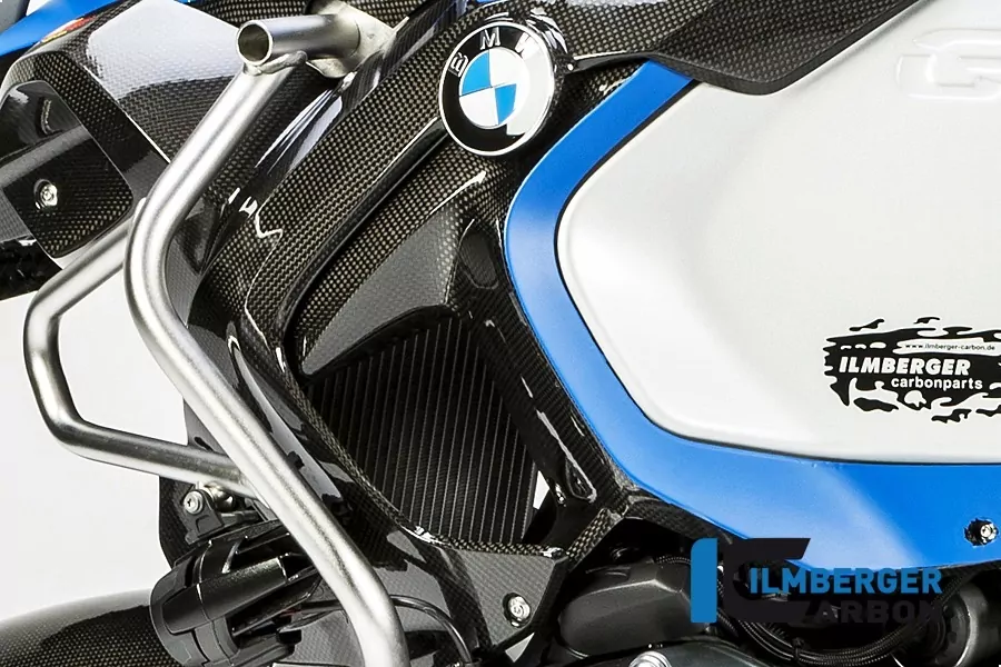 Ilmberger Carbon Luftauslassverkleidung am Tank links