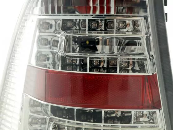 LED Rückleuchten Set Mercedes M-Klasse Typ W163 Bj. 98-05 chrom