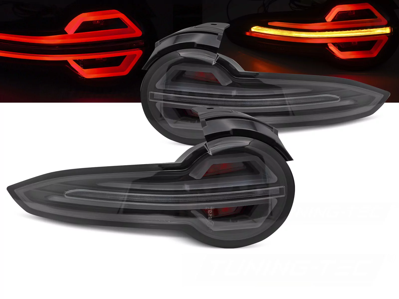 Led Tail Lights Black Led Seq Fits Mazda Mx5 Nd 2015