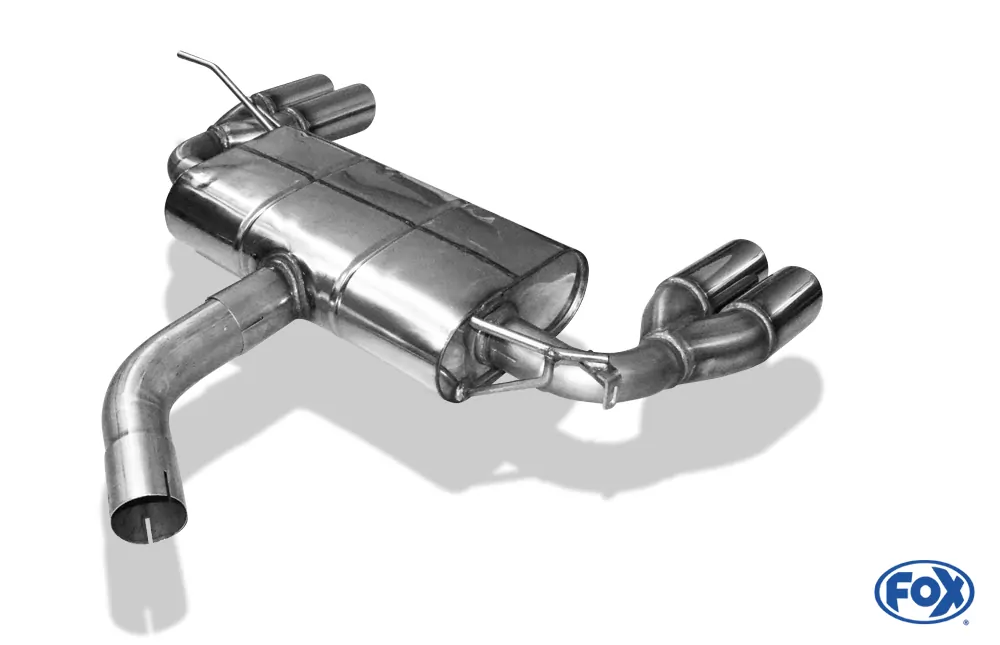 VW Golf V - GTI "Edition 30"  Endschalldämpfer Ausgang rechts/links  - 2x76 Typ 17 rechts/links