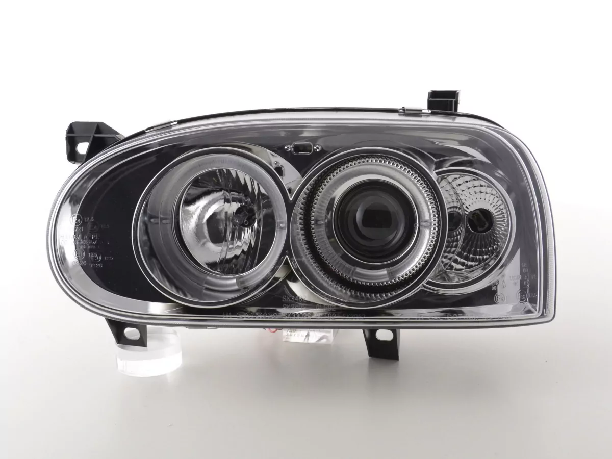 Scheinwerfer Set VW Golf 3 Typ 1HXO 1 EXO Bj. 91-97 chrom