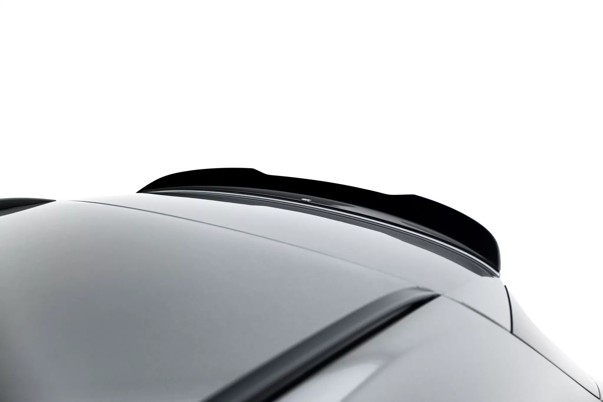 Spoiler CAP Für Mercedes-AMG GLA 35 H247 Facelift Schwarz Hochglanz