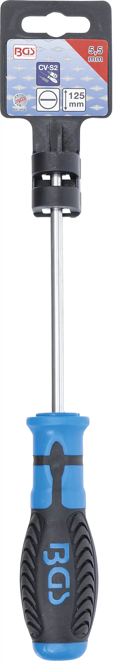 Schraubendreher | Schlitz 5,5 mm | Klingenlänge 125 mm