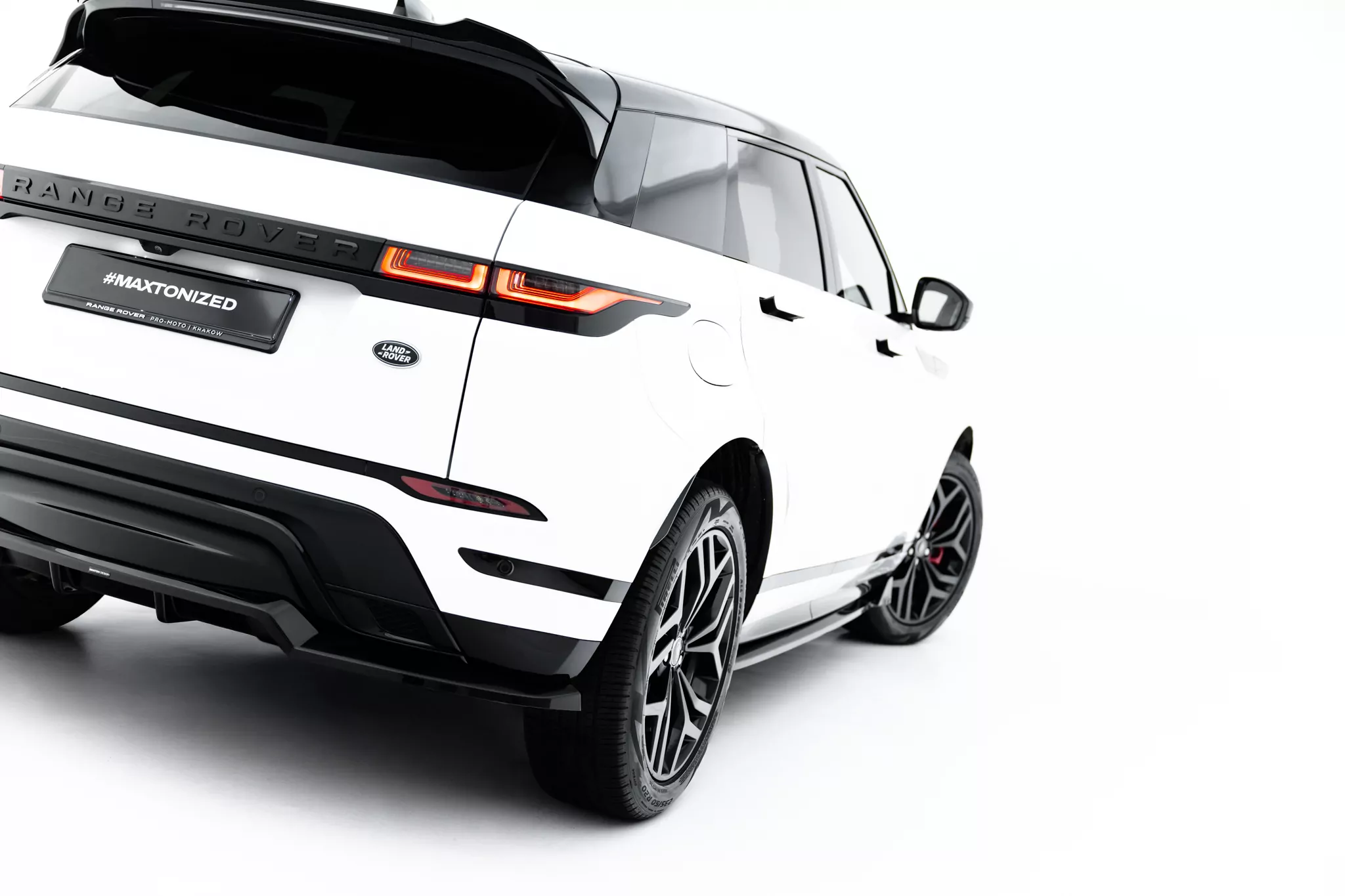 Mittlerer Cup Diffusor DTM Look Heck Ansatz Für Land Rover Range Rover Evoque Dynamic Mk2 