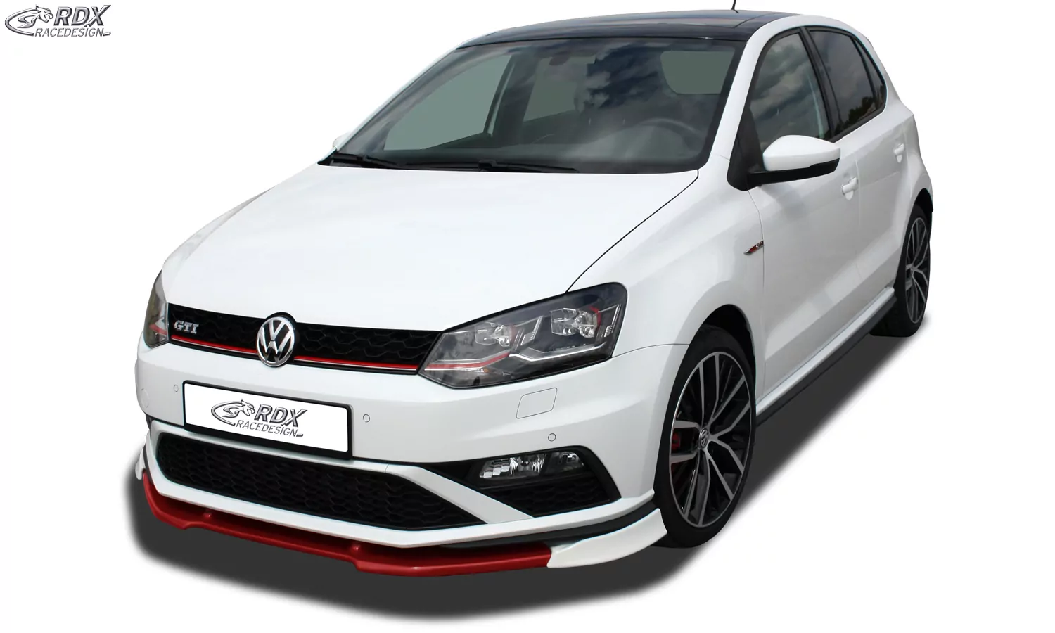 RDX Frontspoiler VARIO-X für VW Polo 6C GTI Frontlippe Front Ansatz Vorne Spoilerlippe