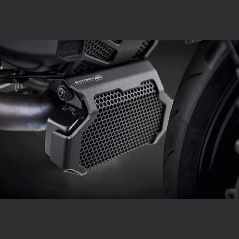 Evotech Öl Kühlerschutz Gitter Ducati Hypermotard 939 | 950 / Hyperstrada 939