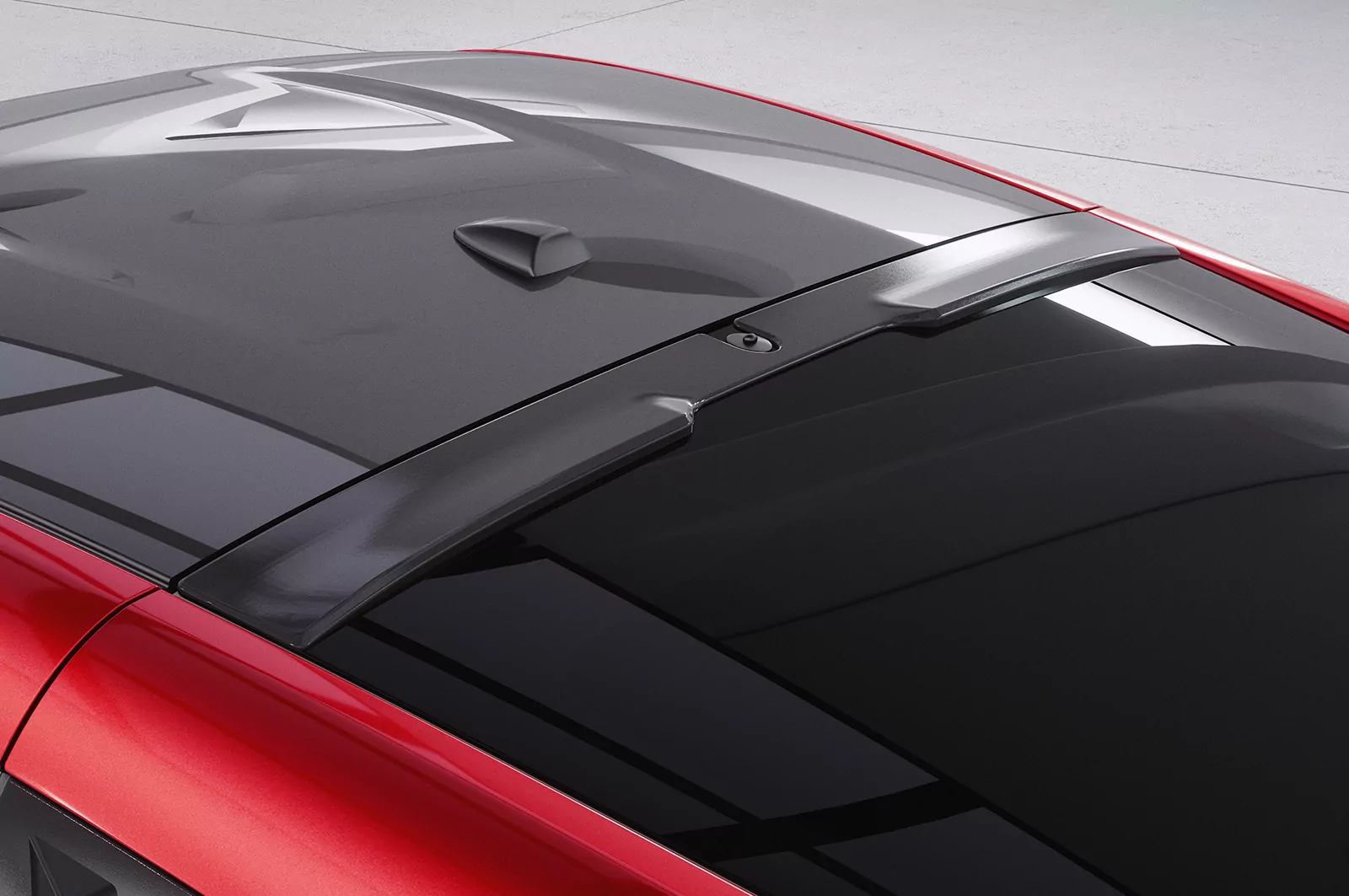 Heckscheibenblende für Nissan 370Z (Z34) Coupe HSB115 Schwarz Strukturiert