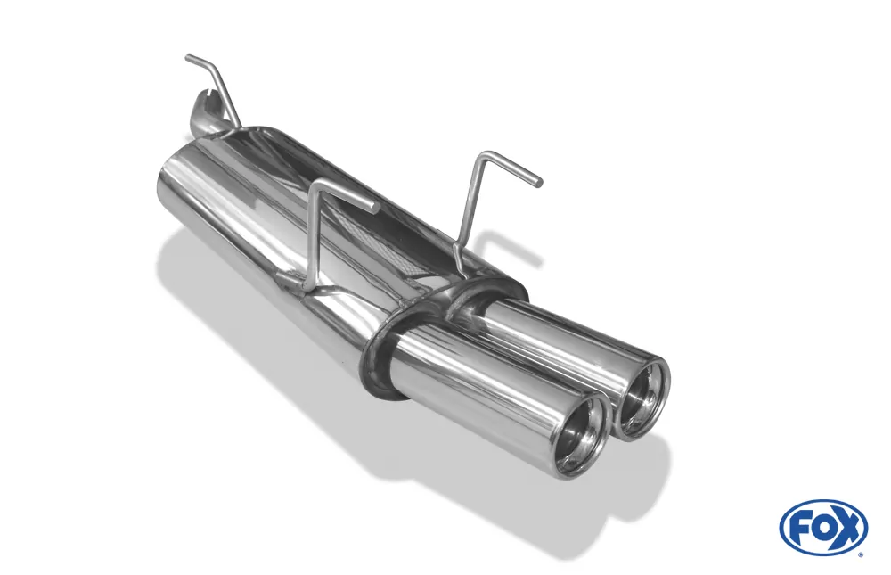 Opel Astra F Caravan  Endschalldämpfer 3-Punkt-Aufhängung - 2x80 Typ 13